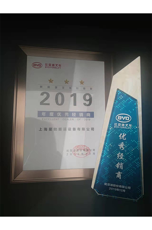 海宁市比亚迪2019优秀经销商